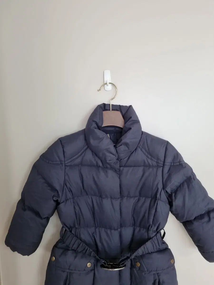 ポロラルフローレン キッズ ネイビー ベルト ダウン ジャケット コート