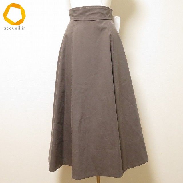 anc シートーキョー SHE Tokyo スカート 34 茶系 S-SK-127B 店舗 ロング フ 小さいサイズ レディース 650714