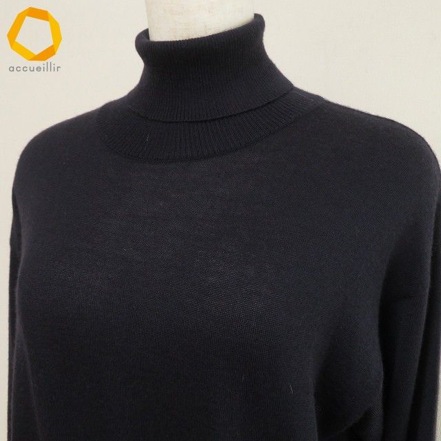 wnc セリーヌ CELINE セーター ニット 40 濃紺 カシミア
