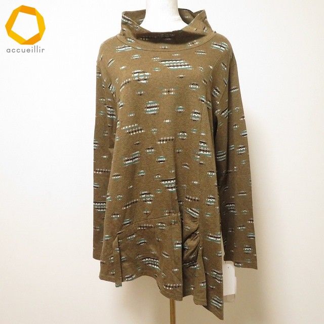 anc ジウセンソユニコ 慈雨 Sensounico チュニック カットソー 40 茶系