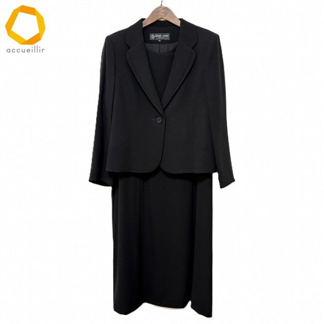 anc ハーディエイミス HARDYAMIES ワンピーススーツ 19 黒 フォーマル ツーピース風ワンピース レディース 977115