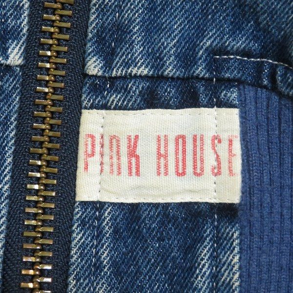 anc ピンクハウス PINKHOUSE ブルゾン ジャケット デニム 青系 ジップ