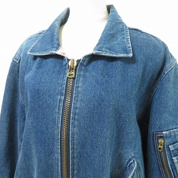 anc ピンクハウス PINKHOUSE ブルゾン ジャケット デニム 青系 ジップ