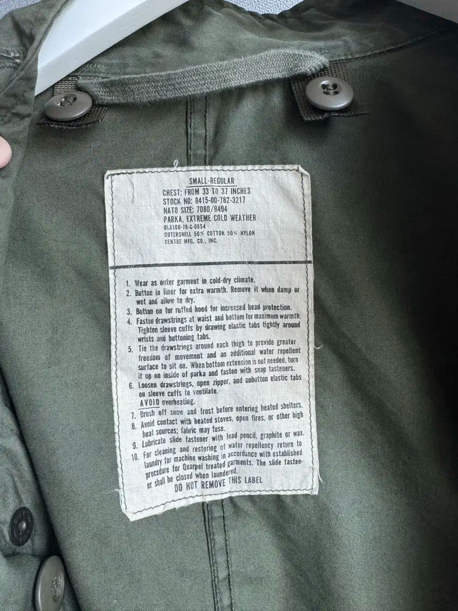 M65 フィッシュテールパーカ og Sサイズ