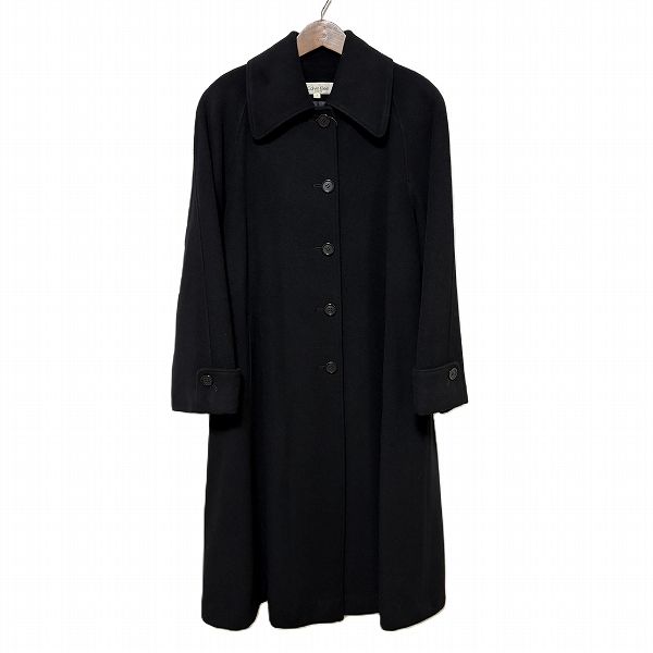 wnc カルバンクライン Calvinklein コート 7 黒 カシミヤ ロング