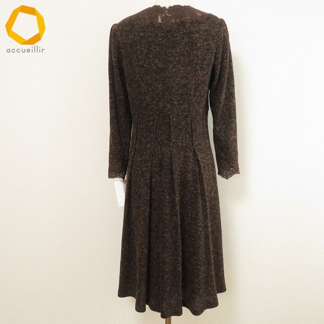 wnc インポートロッサ import Rossa ワンピース ニット 42 焦げ茶