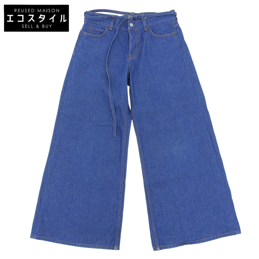 ACNE STUDIOS アクネ ストゥディオズ 2004 FN UNIFORM LH AGUELL BLUE デニム ボトムス レディース ブルー 34 34