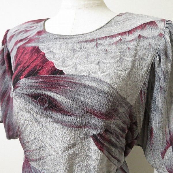 snc シセンドウ 詩仙堂 ヒトシタムラ セットアップ ツーピース グレー