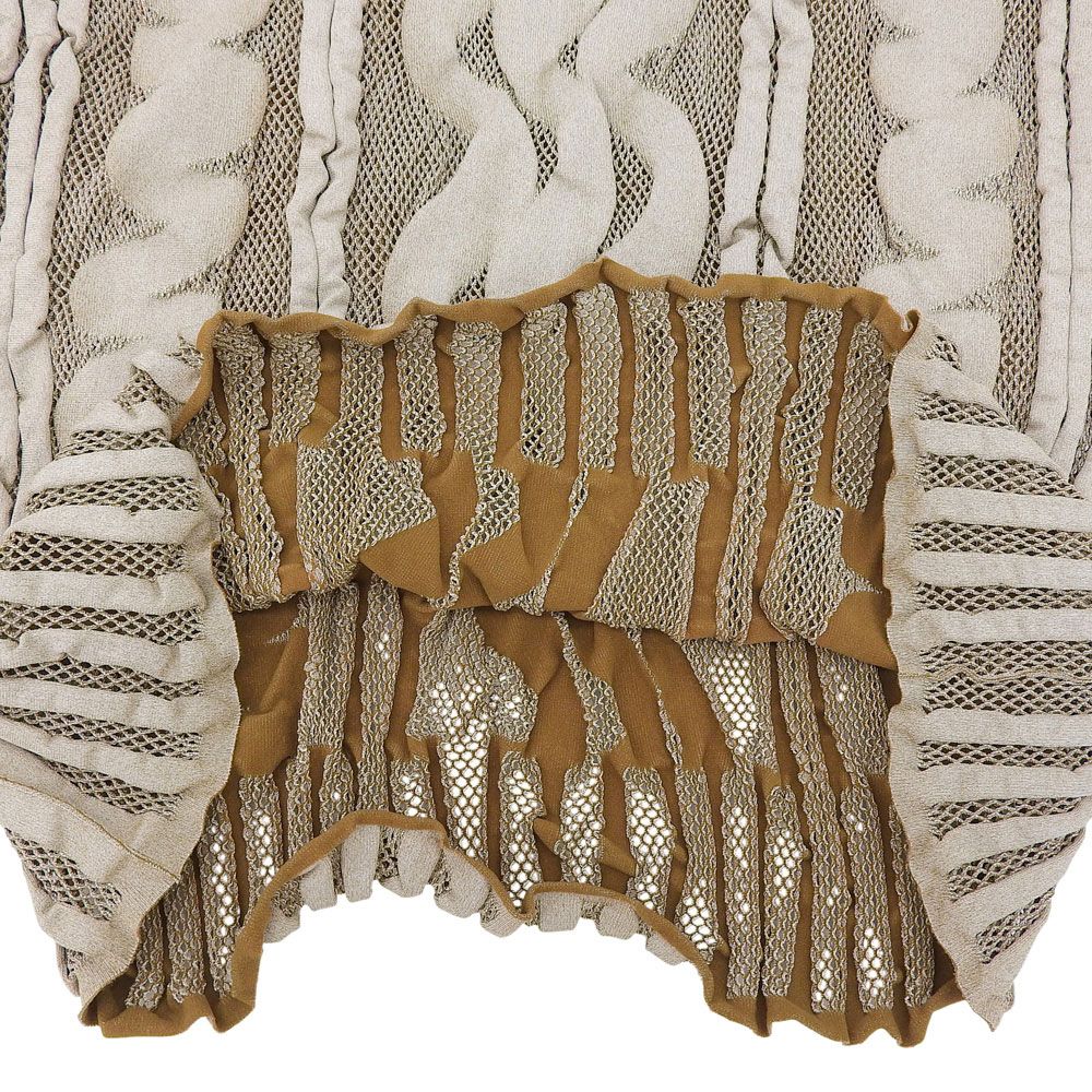 PLEATS PLEASE プリーツプリーズ ケーブル織 メッシュ ハイネック