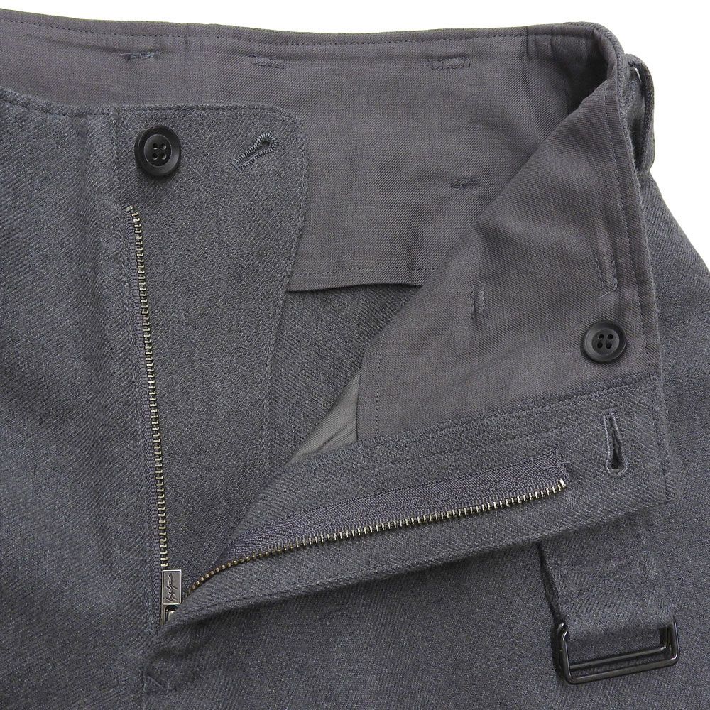  Yohji Yamamoto ヨウジヤマモト W C TWILL WASHER ベルテッドパンツ ボトムス レディース グレー 1 F 0-P 06-120 その他 パンツ