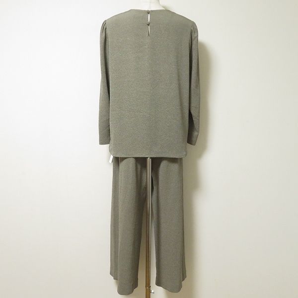 anc シセンドウ 詩仙堂 ヒトシタムラ セットアップ ツーピース カーキ系 ちりめん レディース 975114