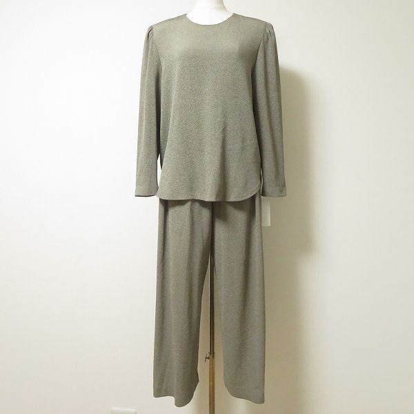 anc シセンドウ 詩仙堂 ヒトシタムラ セットアップ ツーピース カーキ系 ちりめん レディース 975114