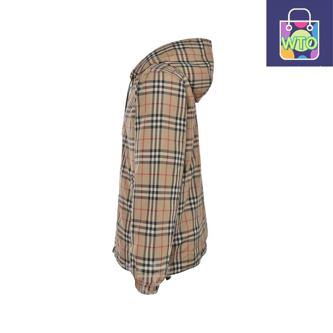 安い！かわいい！ 今日 Burberry バーバリー クラシックチェックリバーシブルジャケット ZPと格子サイズ完全一致