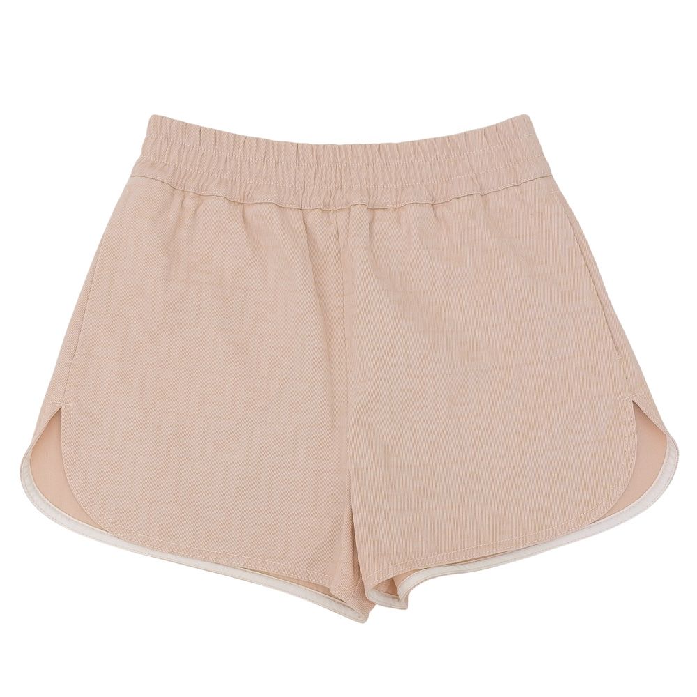 FENDI フェンディ FF総柄ショートパンツ ボトムス レディース ピンク系 38 FLP761 AK6C 38