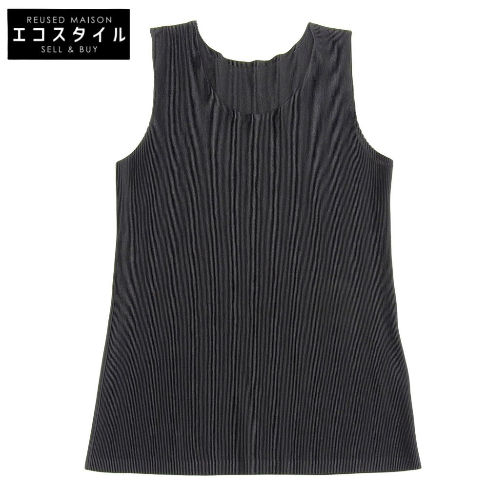 PLEATS PLEASE プリーツプリーズ プリーツ タンクトップ トップス レディース ブラック 03 PP55FK101 03