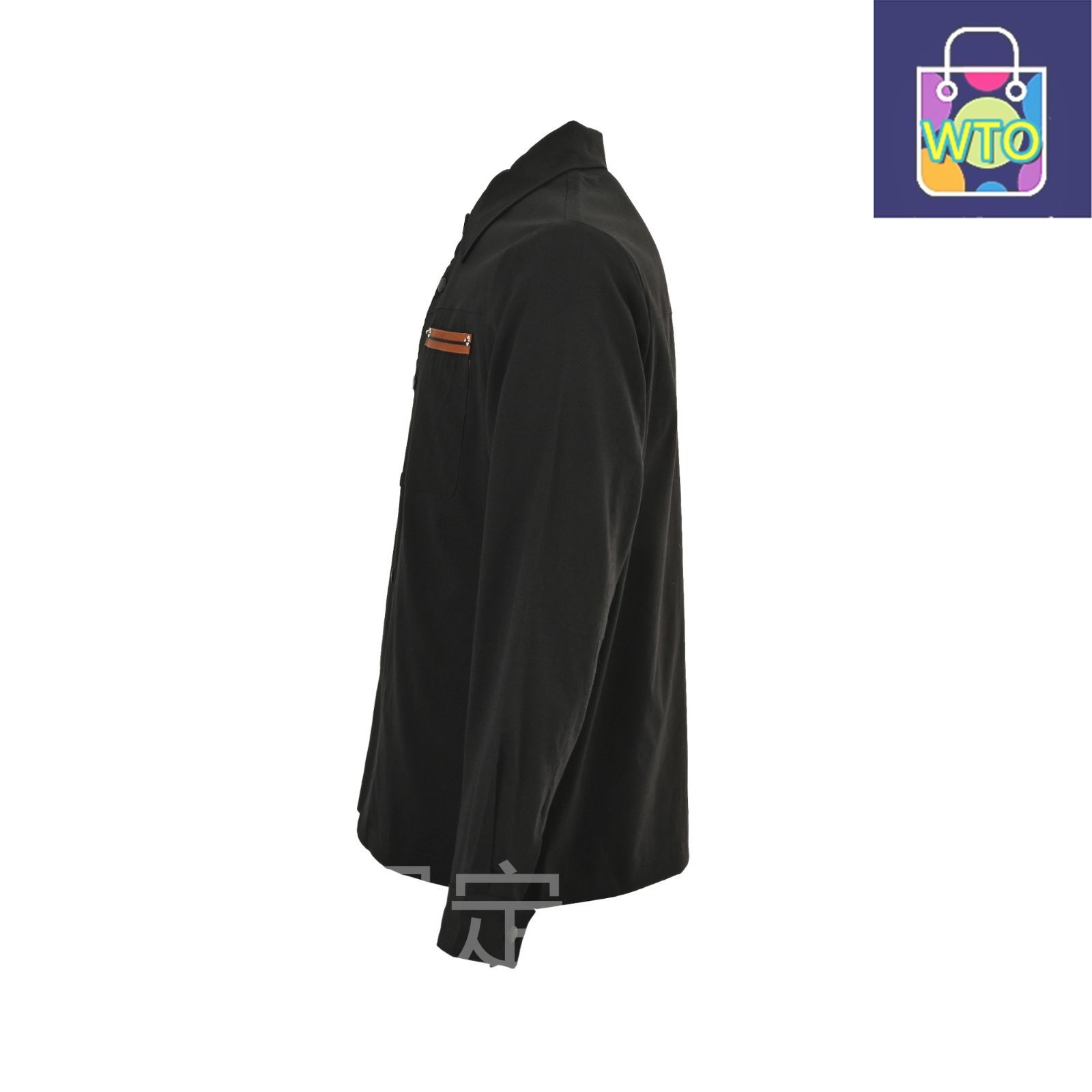 今日 Zegna ゼニア ボタンシャツ ドジャケット 全身暗紋ロゴでブランド識別性を持たせる