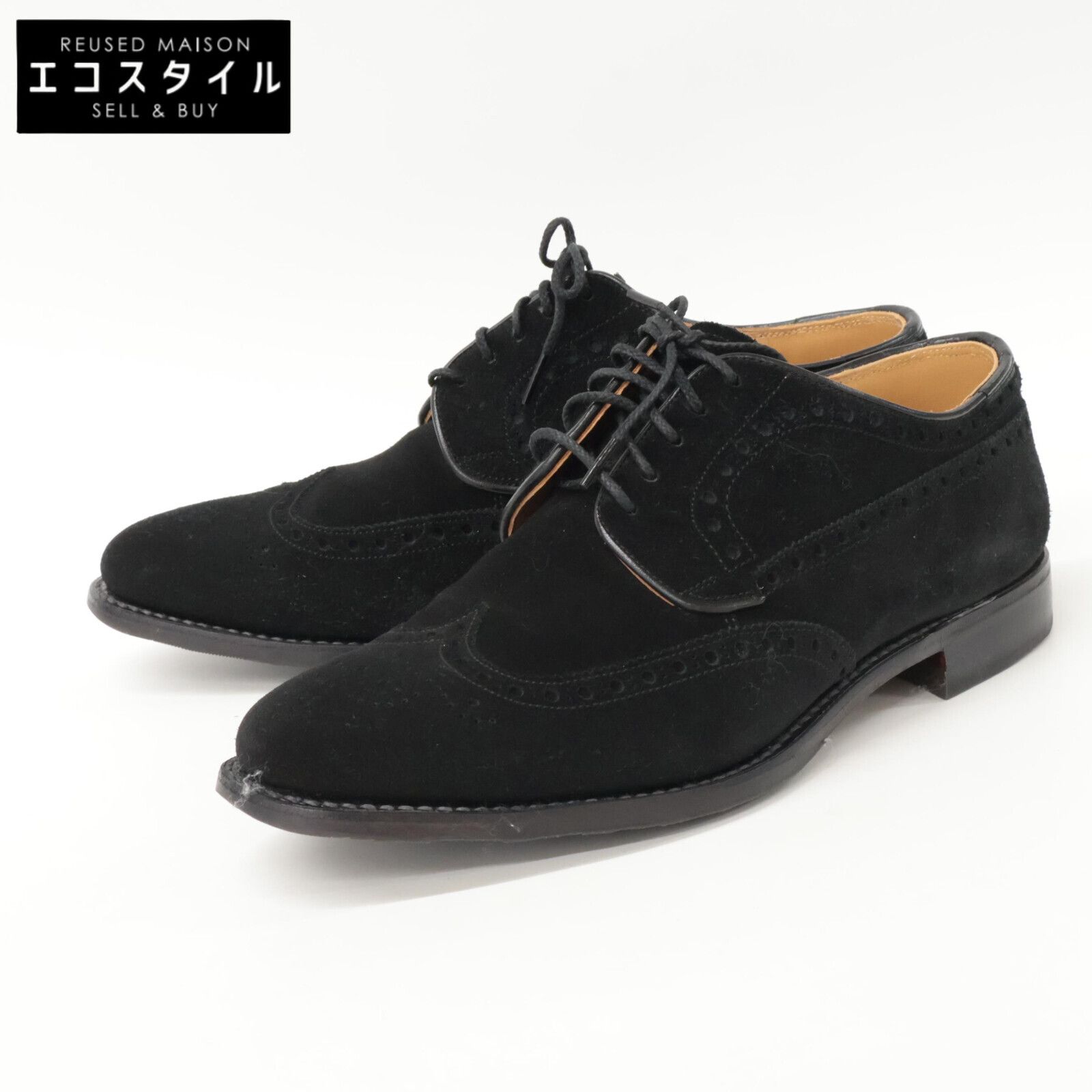 SCOTCH GRAIN スコッチグレイン 5395 スエード 外羽根 フルブローグ 24