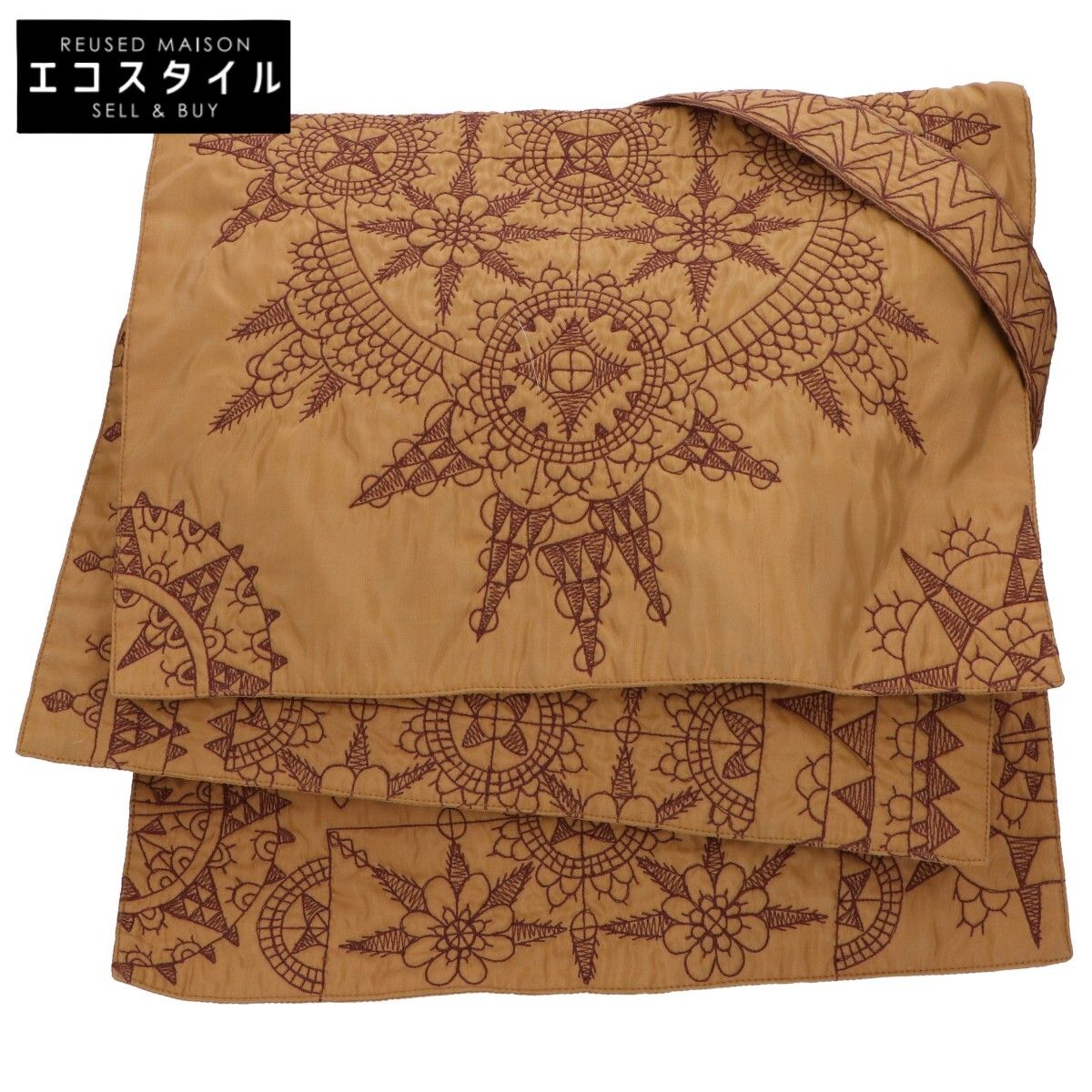 TAMASHA タマシャ フラワーモチーフ刺繍 フラップ