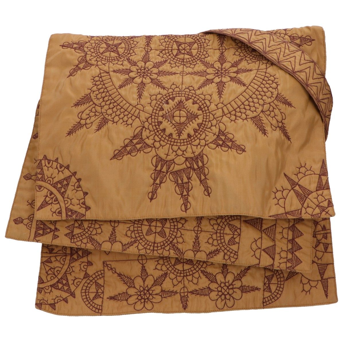 TAMASHA タマシャ フラワーモチーフ刺繍 フラップ