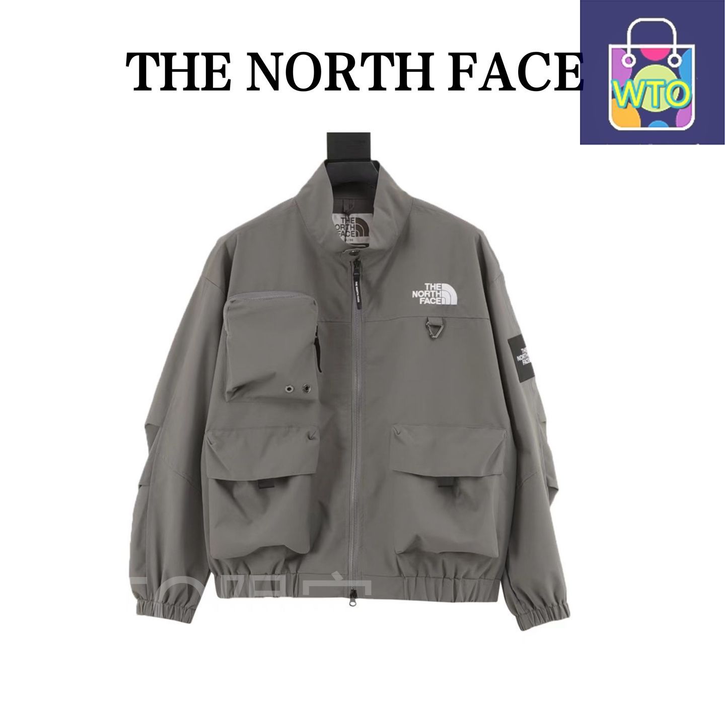 今日 THE North Face ザ ノース フェイス モノトーンジッパーアウトドアジャケットシリーズ 防水梭織生地-立体廓形