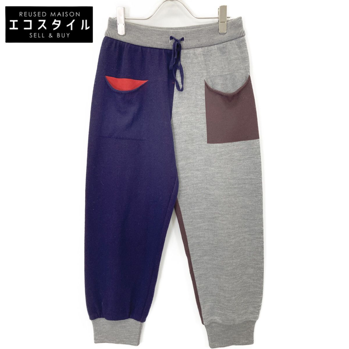 PLEATS PLEASE プリーツプリーズ 15AW PP54-KF757 ﾏﾙﾁｶﾗｰ ｸﾚｲｼﾞｰﾊﾟﾀｰﾝ ﾆｯﾄ ｲｰｼﾞｰﾊﾟﾝﾂ 3