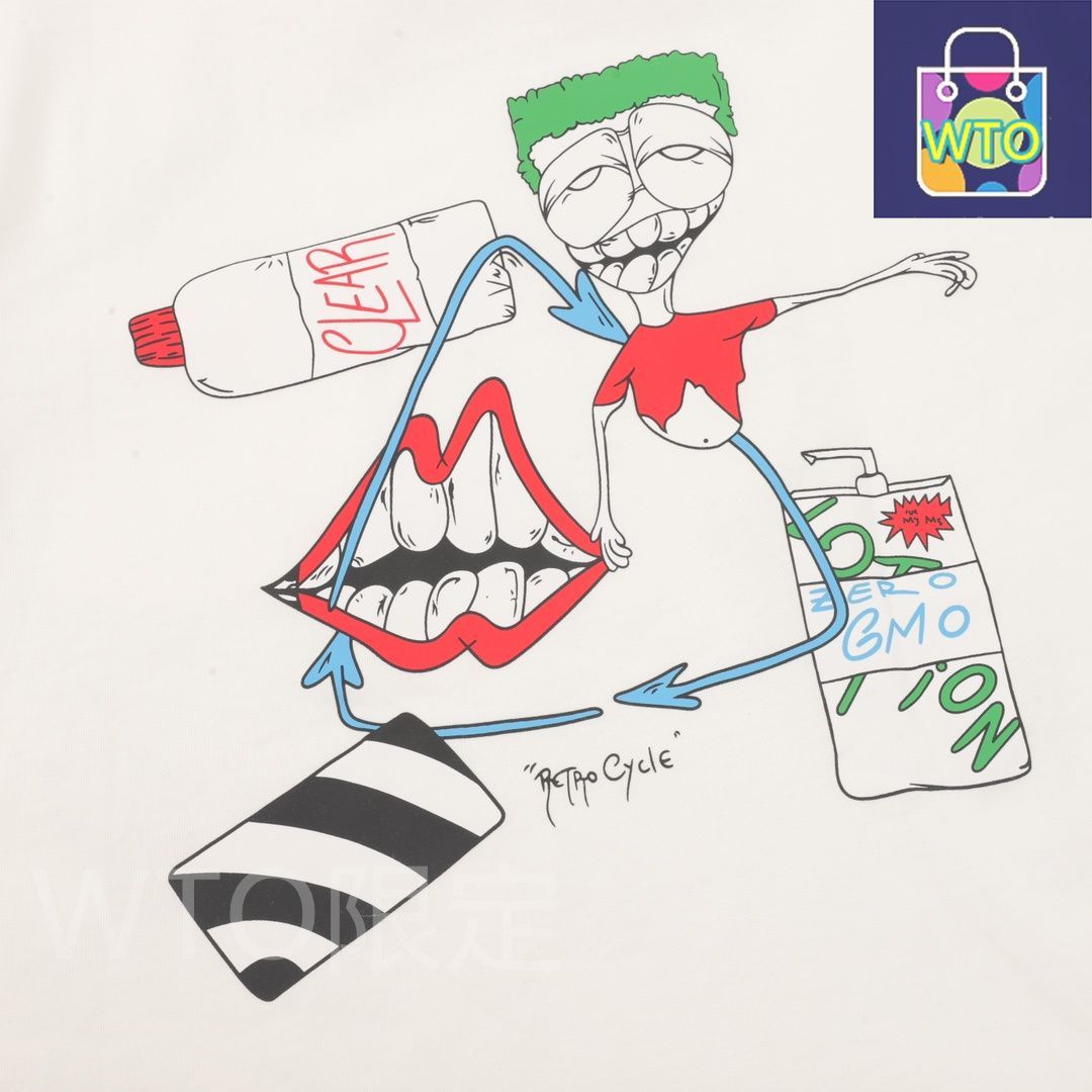 グラフィティレタープリントロングスリーブシリーズ