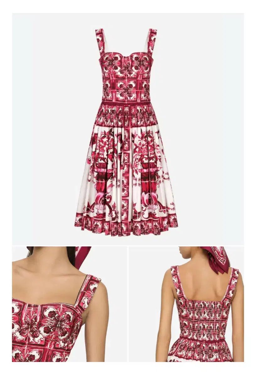 ドルチェ&ガッバーナ フラワー ミディドレス