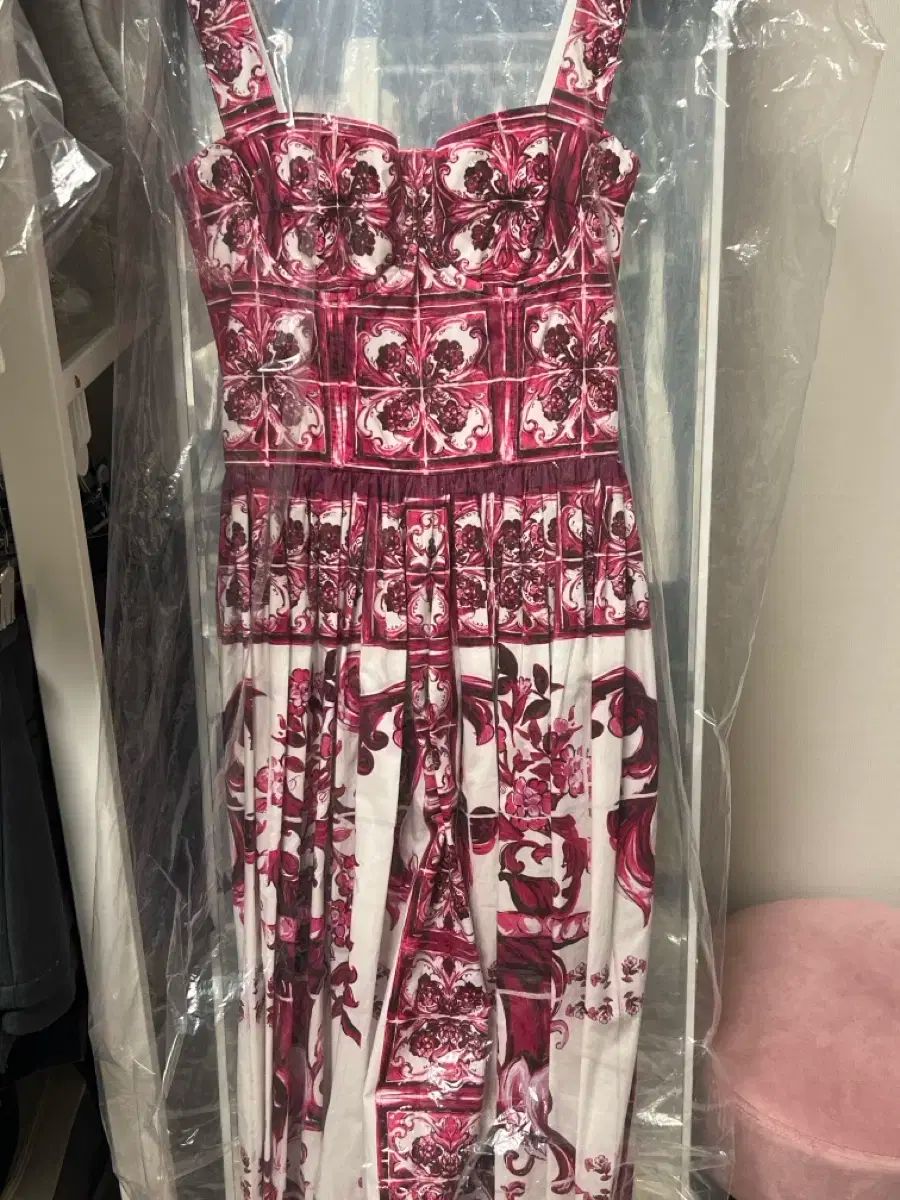 ドルチェ＆ガッバーナ フラワー ミディドレス