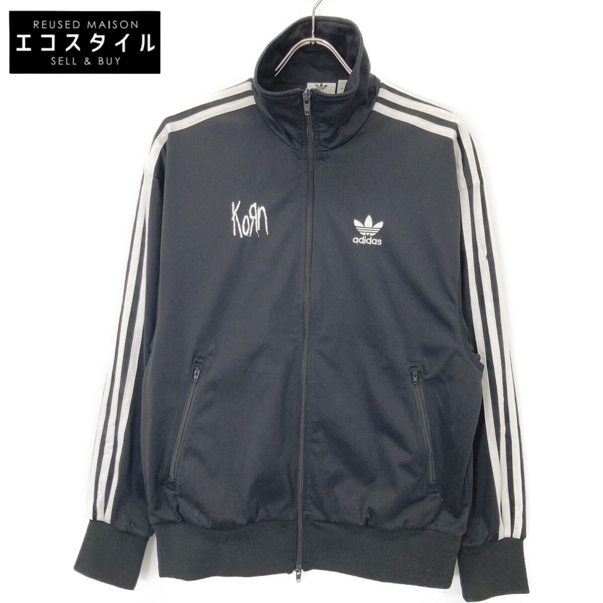 adidas アディダス x KoRn Track Top Black コーン トラックトップ S