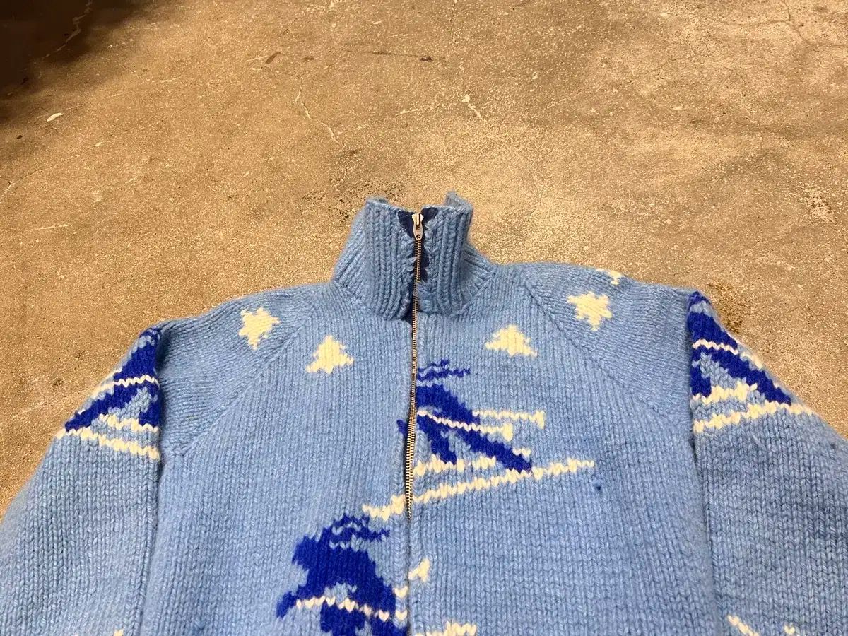 rare カウチン スキー ニット ジップアップ