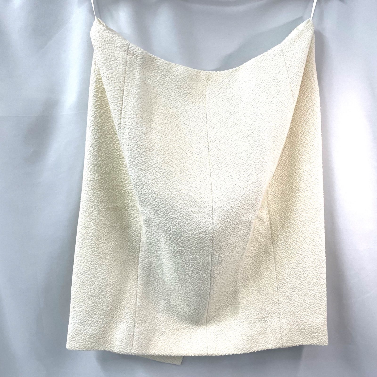 CHANEL シャネル タイトスカート アイボリー サイズ42 P43720V31747 16206