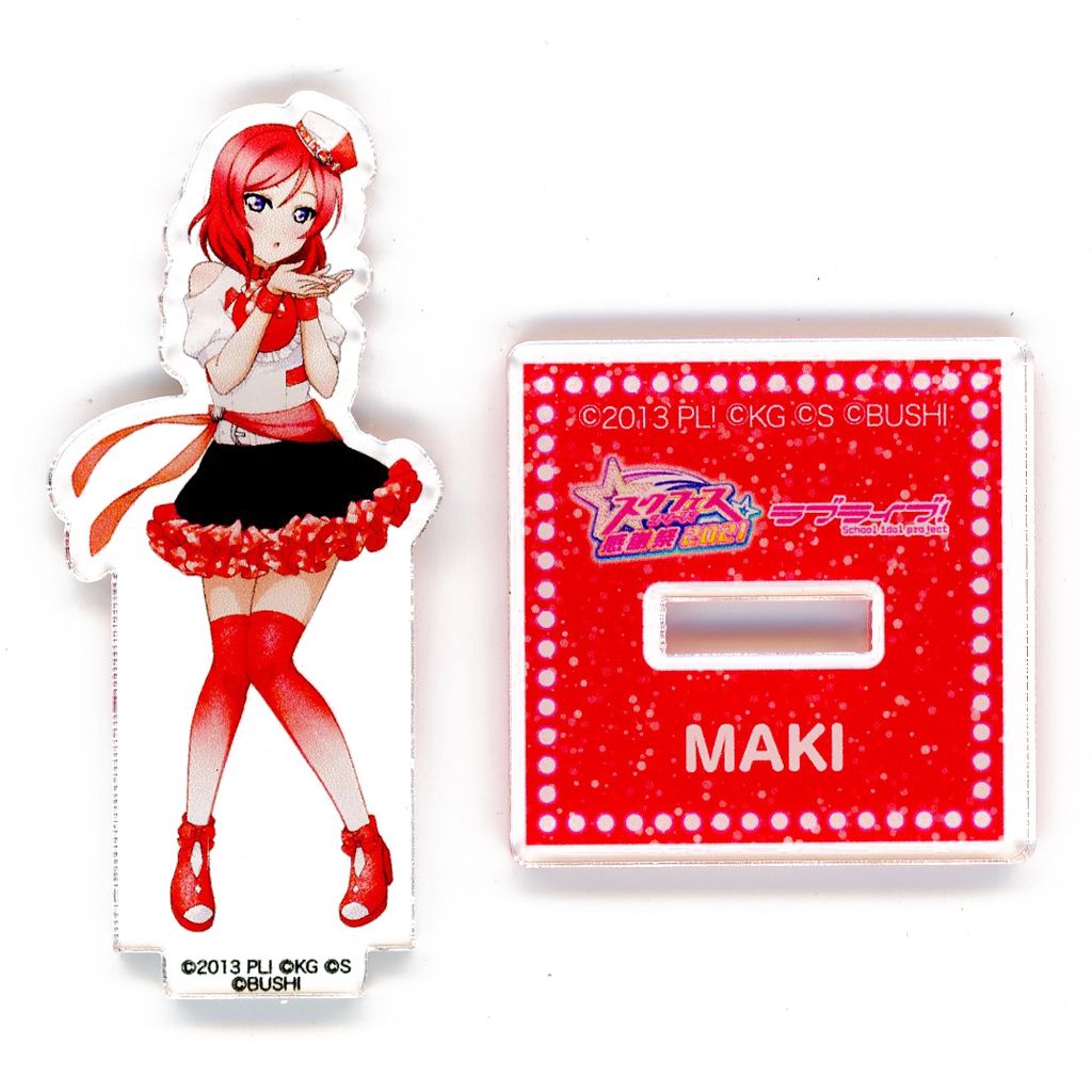 ラブライブ スクフェス 感謝祭 スタンディスクエアバッジ 西木野真姫