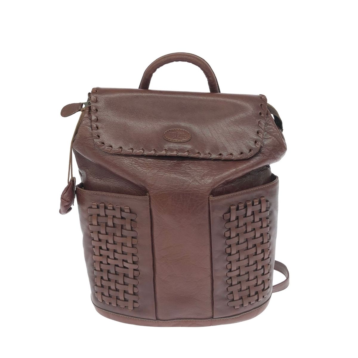 IBIZA イビサ リュック レザー ブラウン レディース / 240001170899