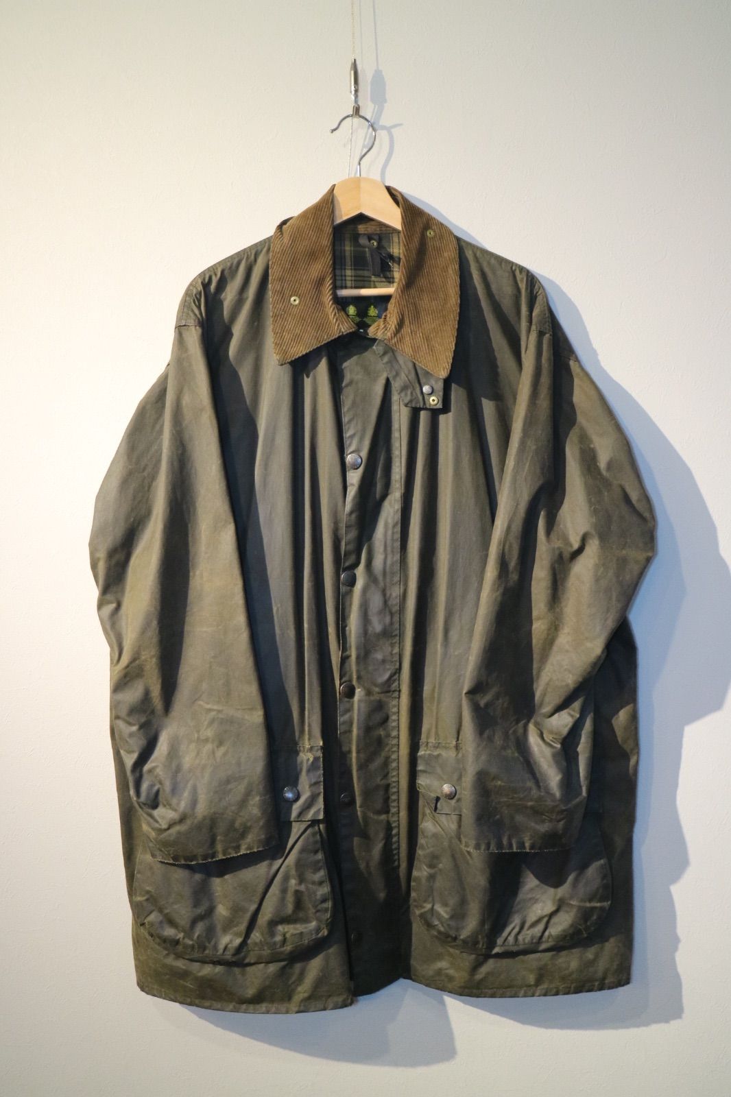 90s Barbour BORDER バブアー ボーダー セージ 44 【公式通販】
