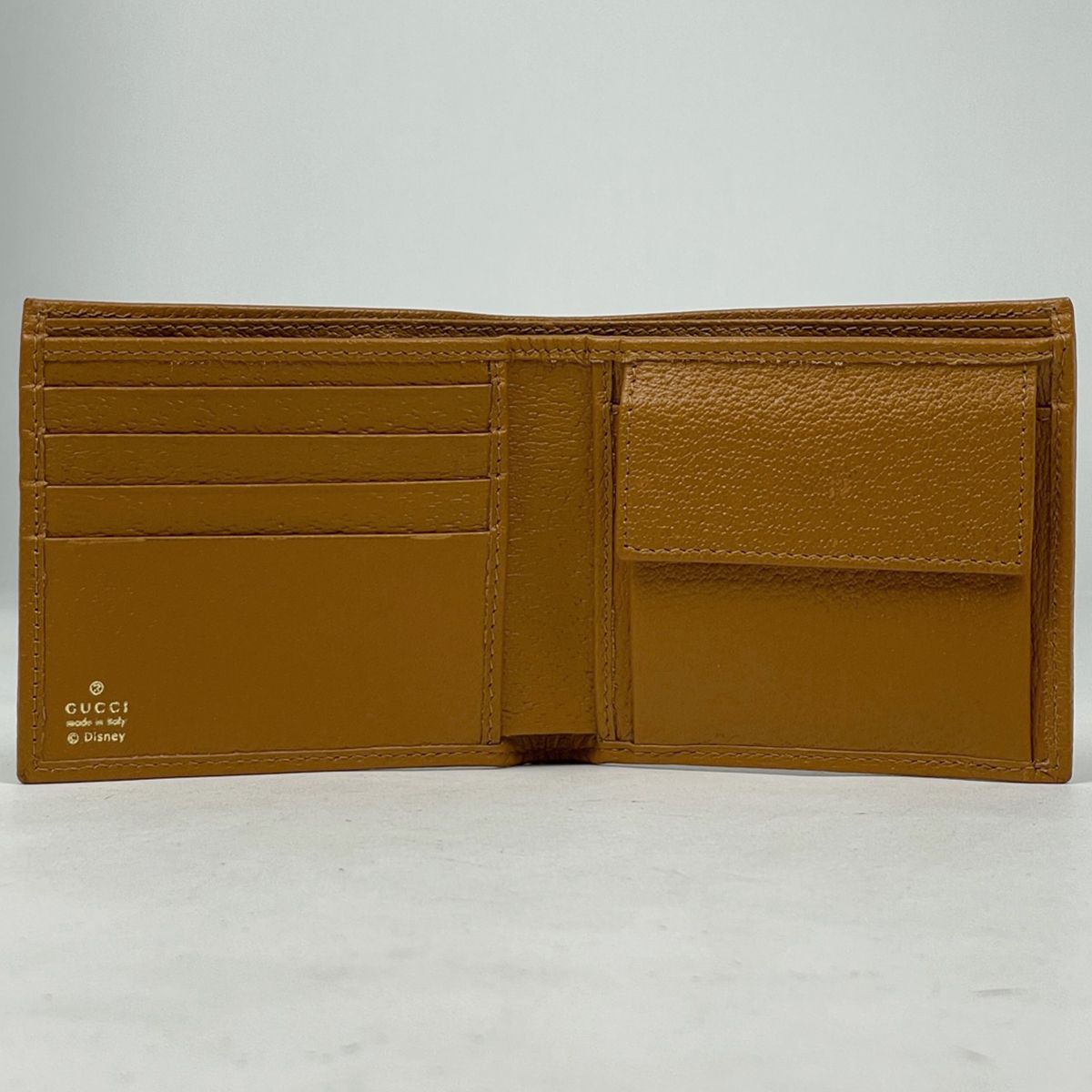 在庫一掃】 グッチ GUCCI マイクロGG柄 二つ折り財布 ディズニーコラボ