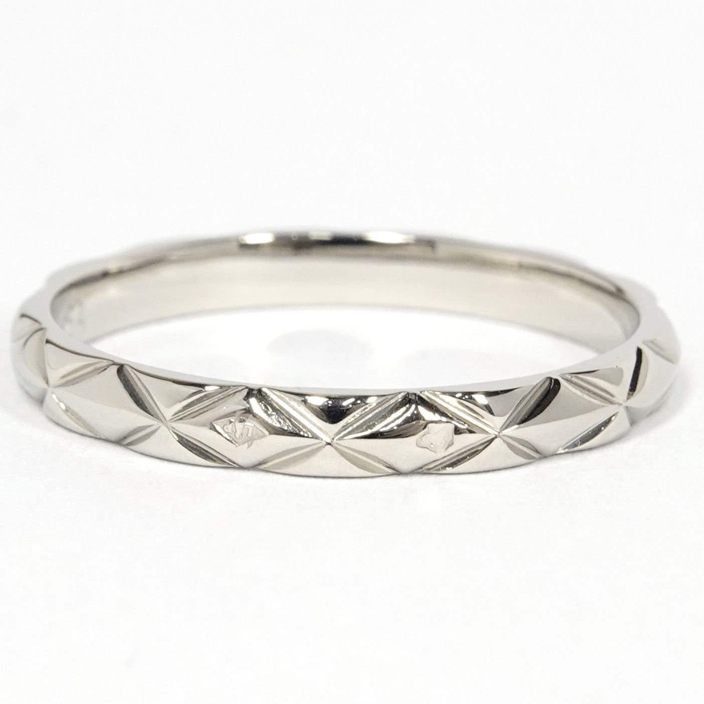 CHANEL シャネル マトラッセ リング Pt950 #54 - メルカリ