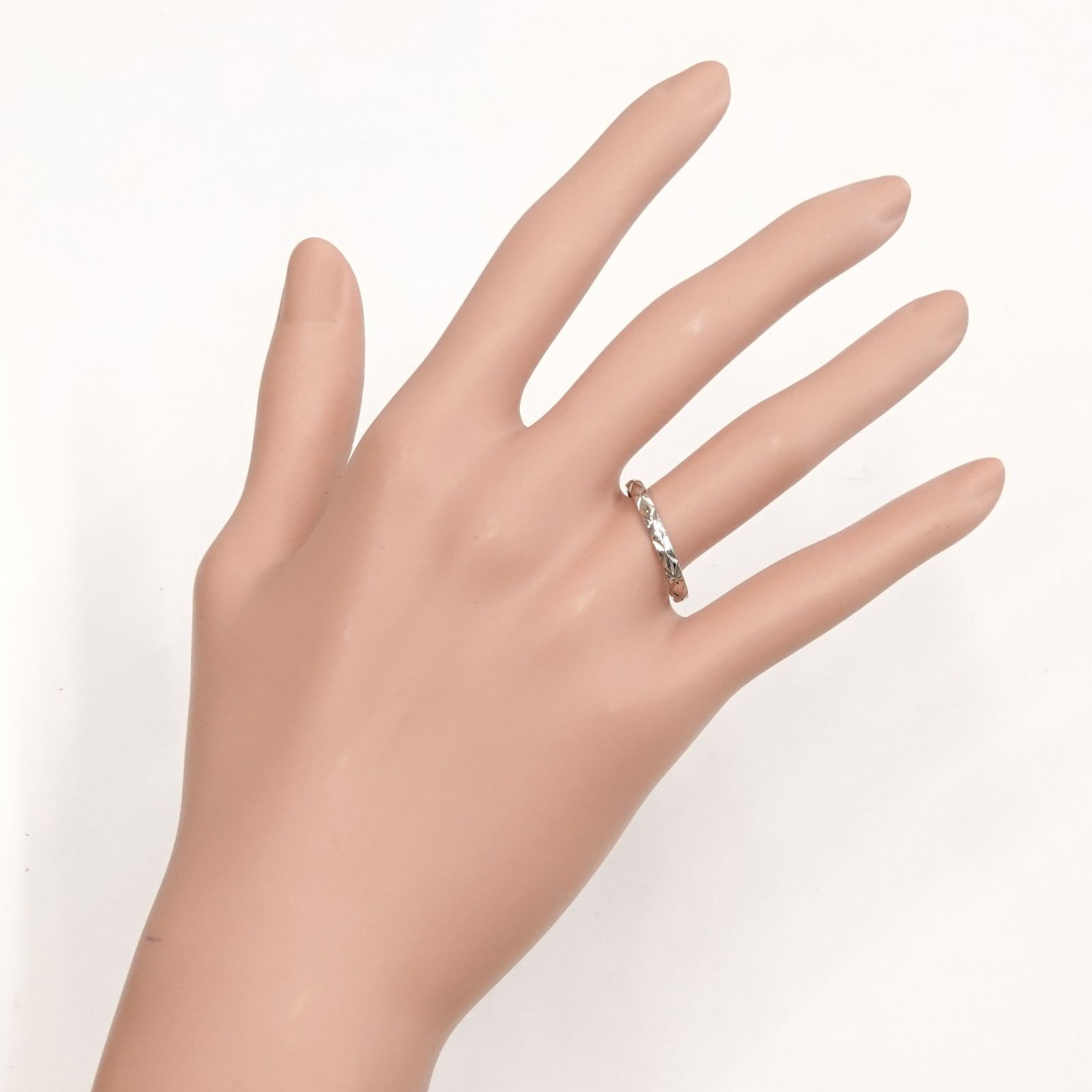 CHANEL シャネル マトラッセ リング Pt950 #54 - メルカリ