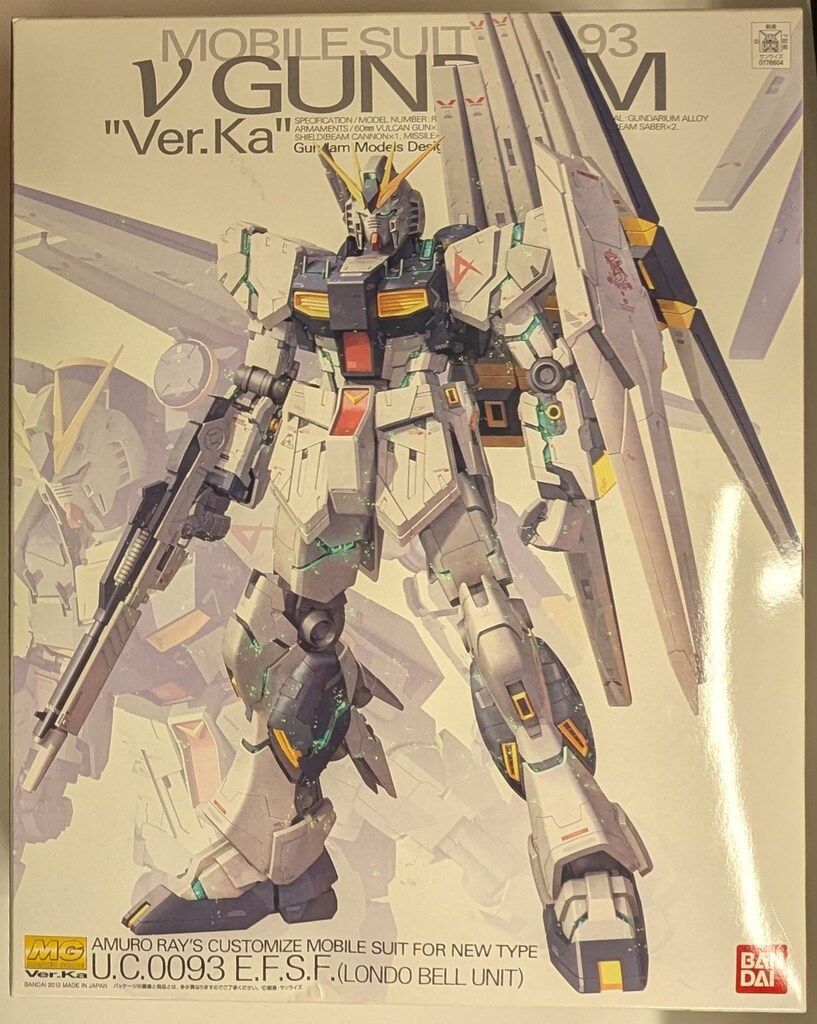 バンダイ 小売業者 MG 1/100 機動戦士ガンダム 逆襲のシャア νガンダム