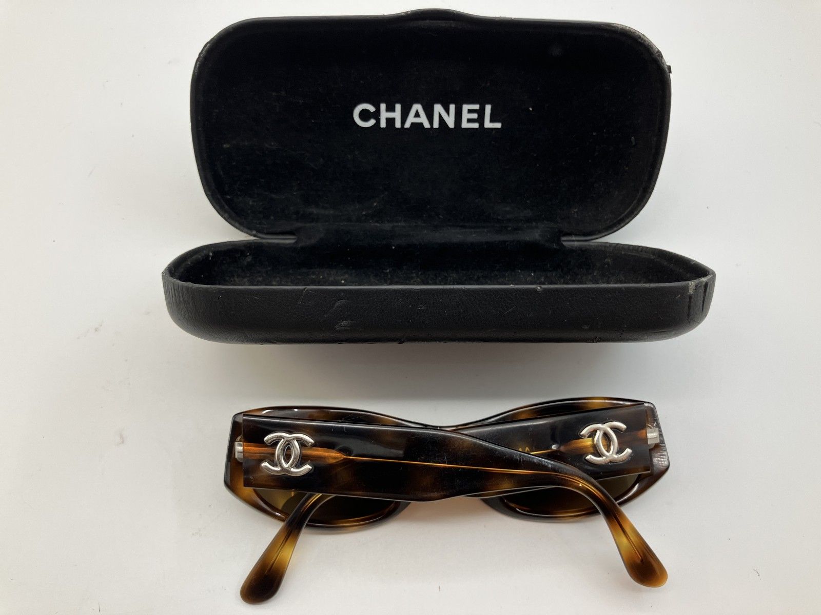 CHANEL シャネル 06920 91235 ココマーク べっ甲調 サングラス 小さめ