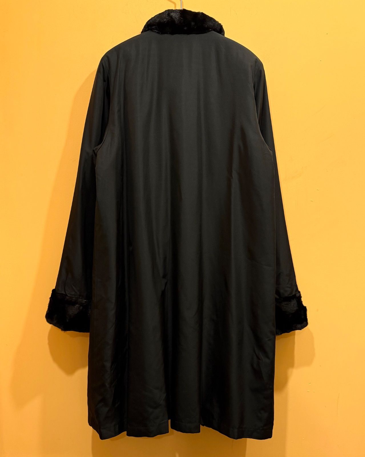 リバーシブル 2way シェアードミンク × シルク100% 毛皮コート altima