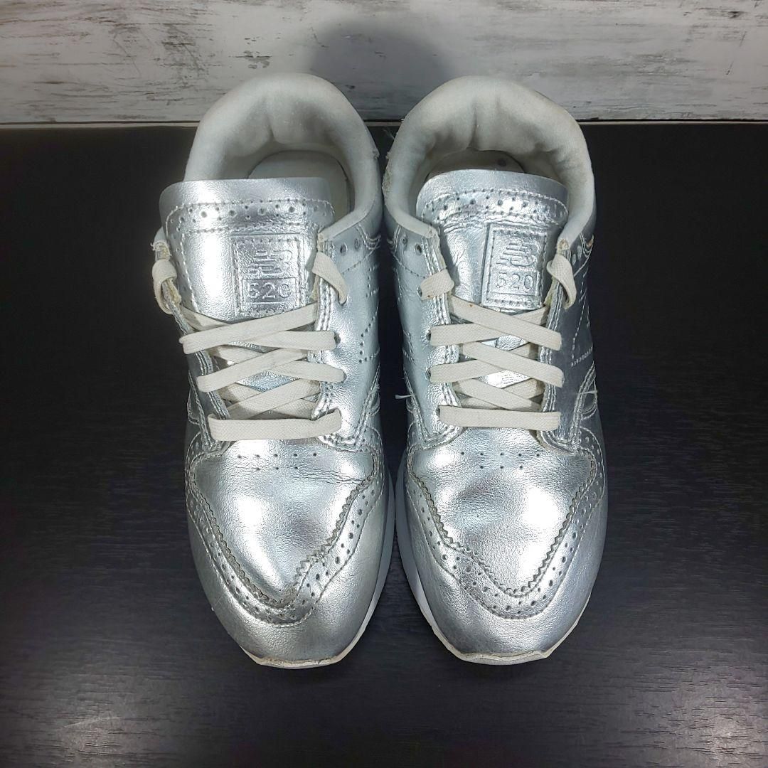 NEWBALANCE WL520 ニューバランス ダブリューエル520 23.5cm シルバー