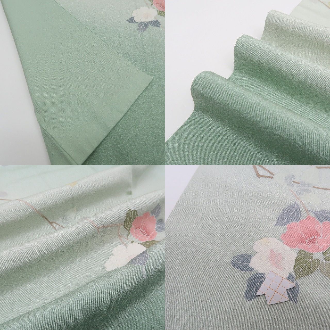 ™️ 仕付け糸付き総絞り振袖4点セット‼️ NO10長襦袢セット‼️NO1