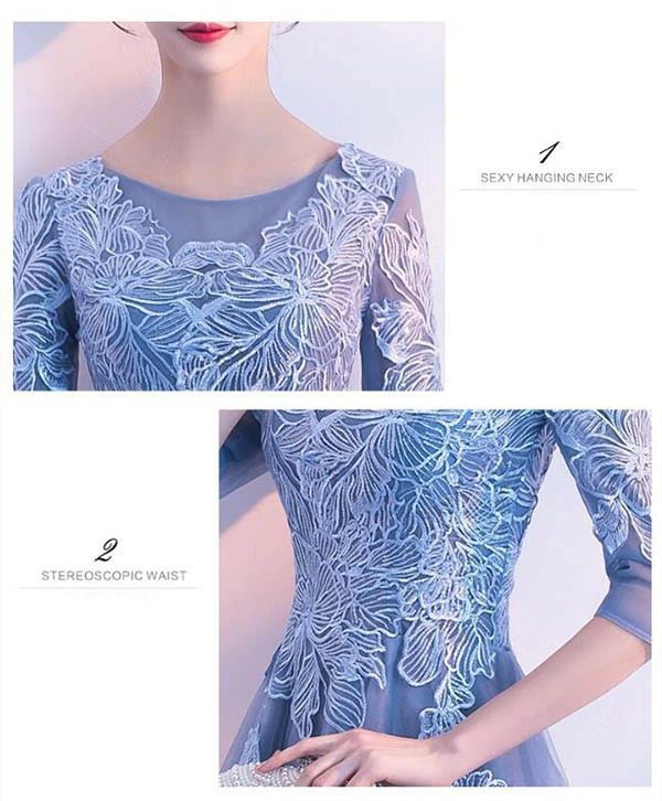 ミセス向けドレス 透け感