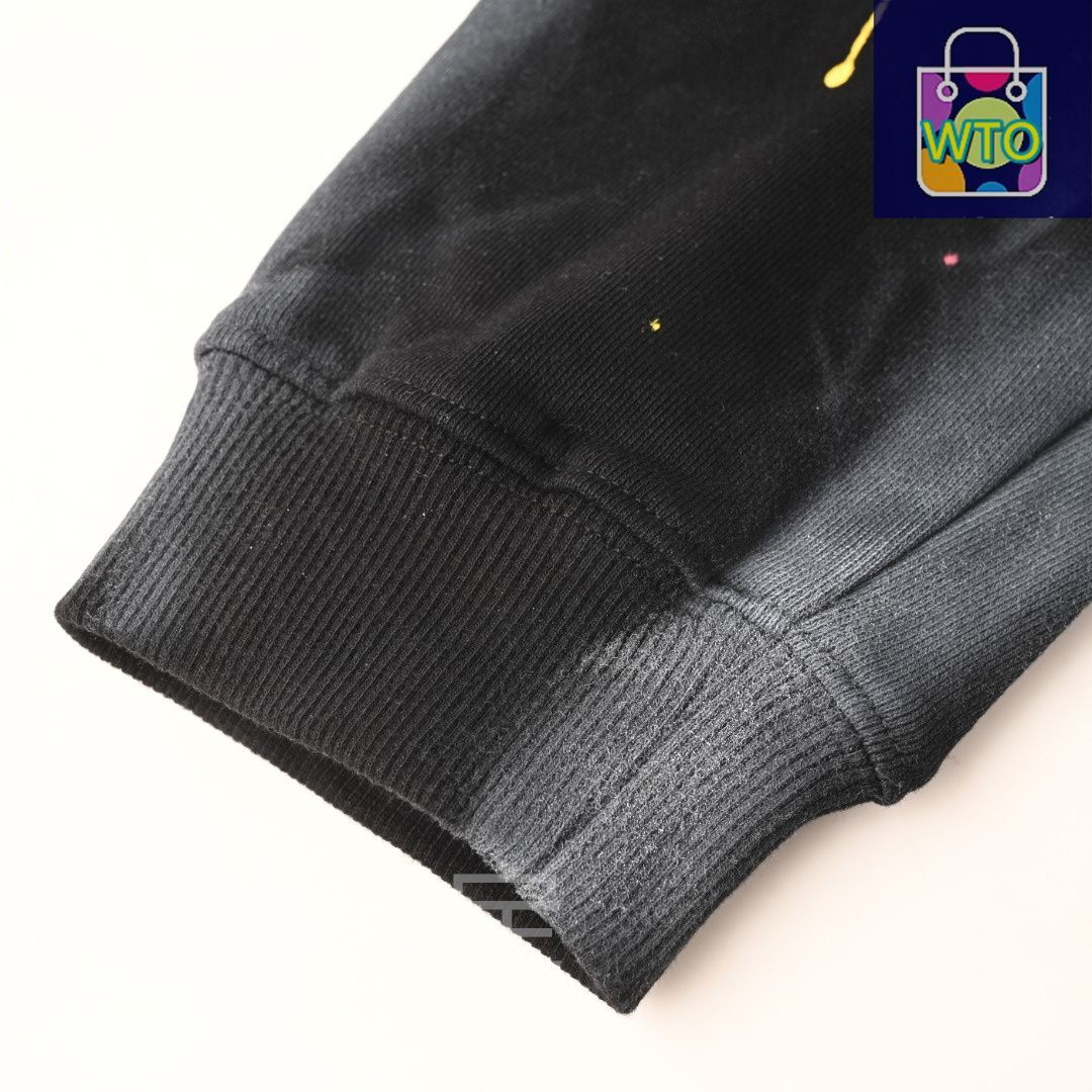 水洗破壊丸首スウェット グラデーション加工ありアウター