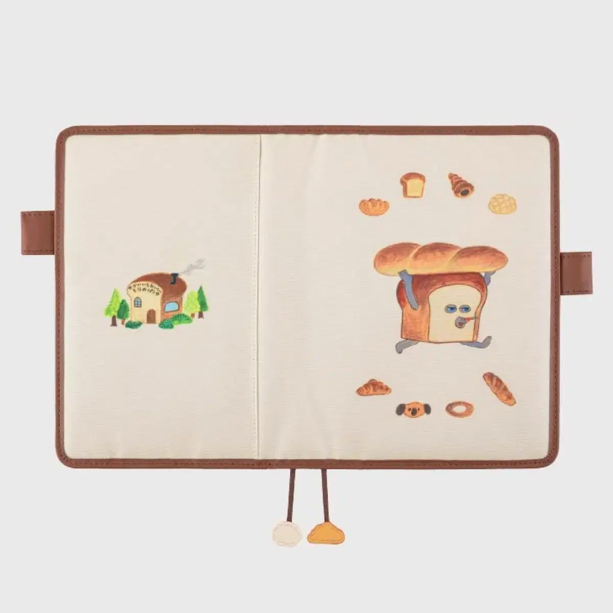 ほぼ日手帳 빵도둑 パン泥棒 クーゼン A 5ダイアリーカバー