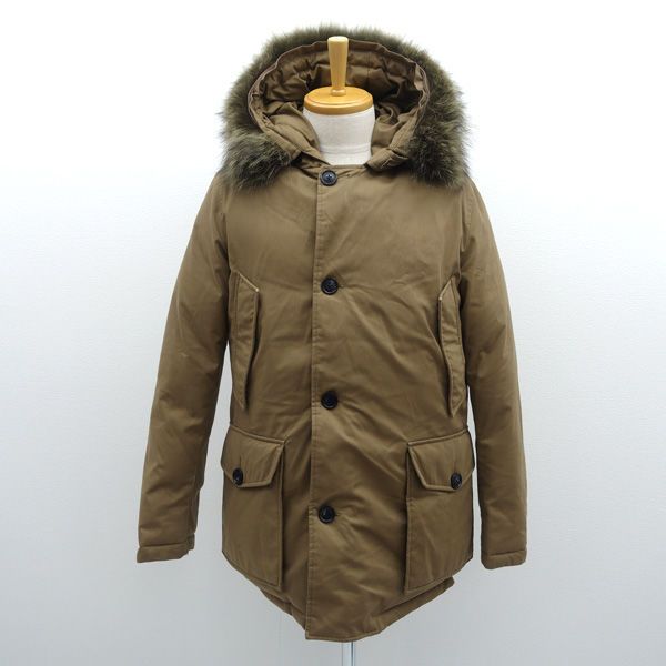 Woolrich × TOMORROWLAND ◇ダウンジャケット/コヨーテファー/ブラウン 