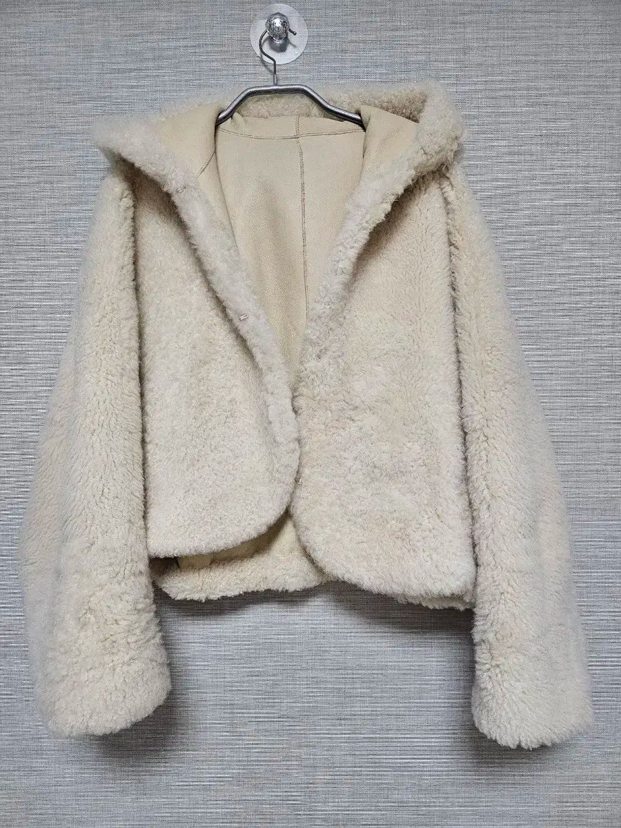 ハンサム the CASHMERE アイボリー 羊 シープスキン ムートン