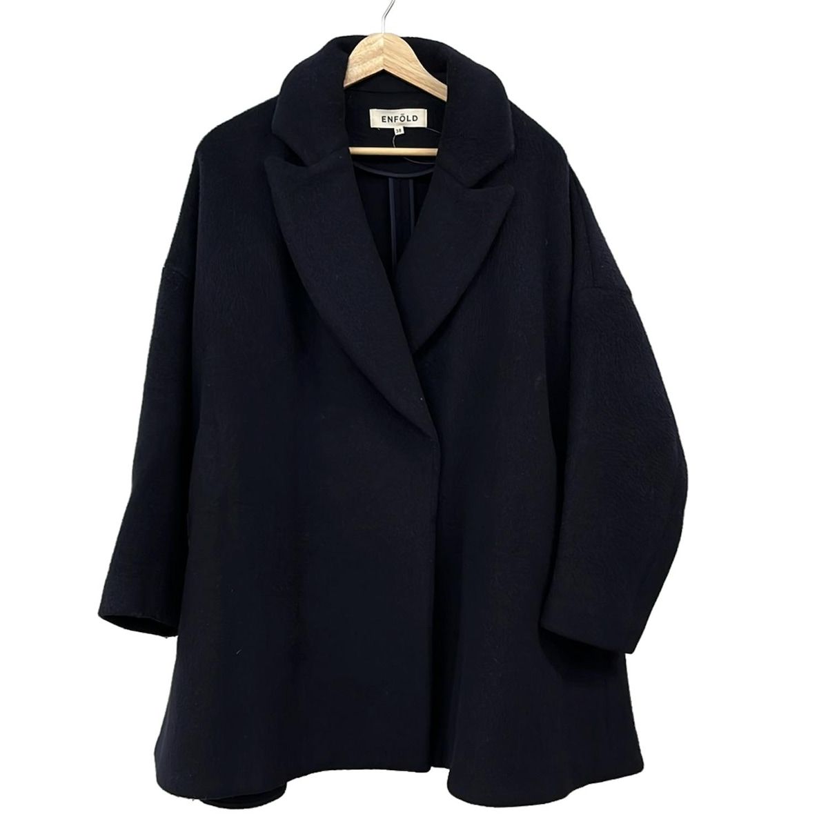 ENFOLD(エンフォルド) コート サイズ38 M レディース - ダークネイビー