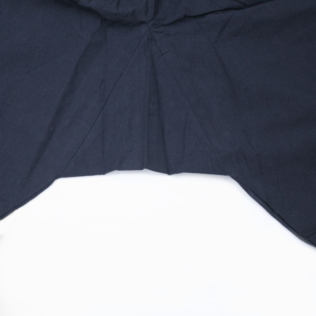本もんぺ 袴式 もんぺ 無地 紺 綿100％ レディース モンペ