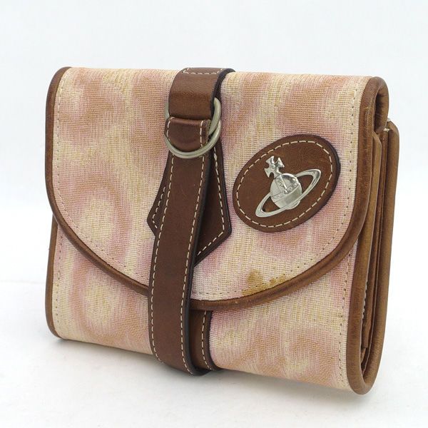 付属品完備 美品 ヴィヴィアンウエストウッド 折り財布 がま口 ピンク 限定 Vivienne Westwood / ヴィヴィアンウエストウッド ◇二つ折り財布